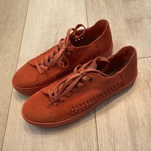 TOMS lace up sneakers (pink/coral)